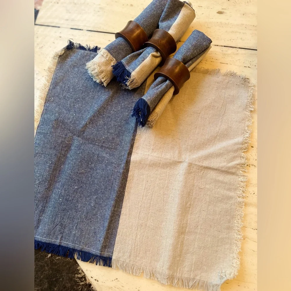 NEW IKEA NISSOGA NAPKINS AND RINGS